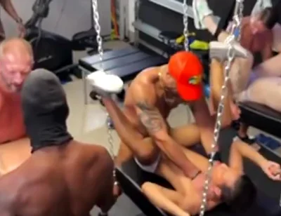 16 Men Gang Orgy