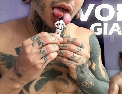 The Giant Demon Macabreink Plays with Two Tiny Humans and Devours Them