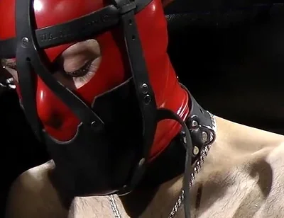 Zeus Gagged Under Mask and Electric to Feet
