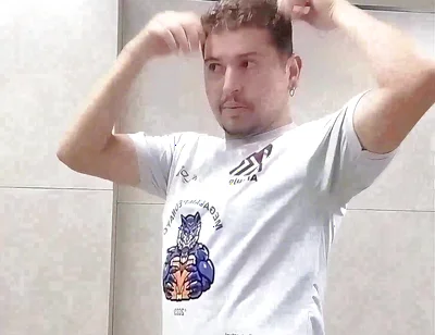 I Almost Got Caught by the Security Guard Exposing Myself in the Public Restroom.