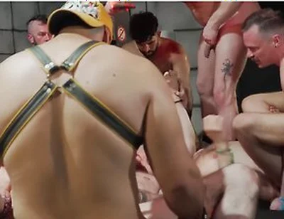 Leo Bulgari, Mateo Tomas And Jordan Fox In The Biggest Gay Orgy Of All Time - The Finale!