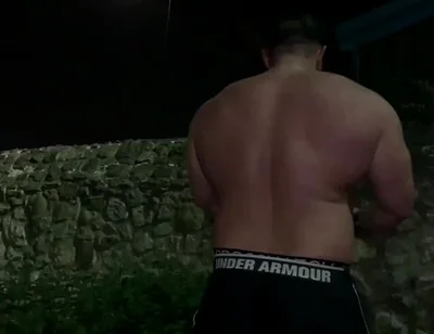 After Gym Flexing in the Carpark