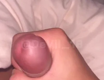 Hot 18 Year Old Boy Masturbates with His Hairy Cock Until He Cums Juicy and Plays with His Cum