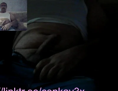 Straight Daddy Cums on Live TV