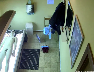 Czech Gay Solarium 36 Lean Twink's Hot Solo Session