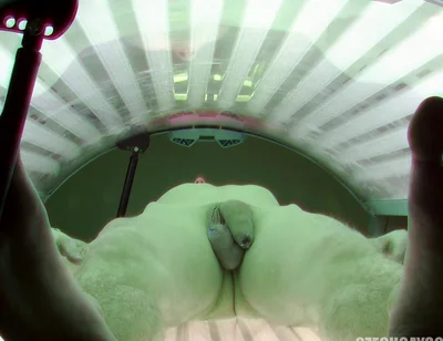 Czech Gay Solarium 38 Ripped Twink's Private Show