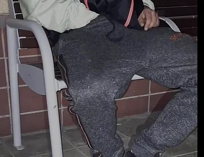 Waiting on Train on Station