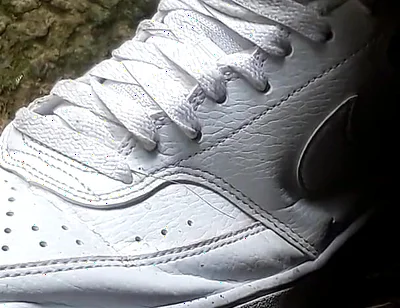 My Nike White Shoes and Socks