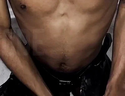 Stroking This Thick Black Cock in Full Scream Cosplay