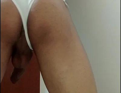 Showing Her Panties Under Her Skirt with POV Surprise, Come and Bust My Ass