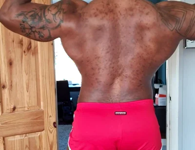 Red Shorts Big