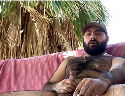 Pup Major Smoking And Jerking Off In Public