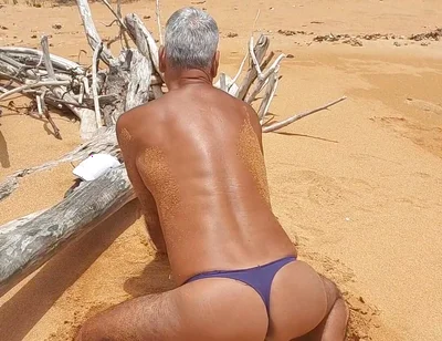 Ladysilva in Bikini on the Beach Very Sexy Her Hot Ass