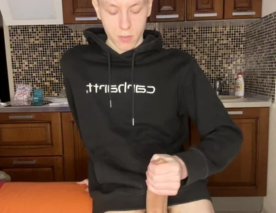 18yo Alone Strokes Monster Dick Imagining Classmate Begging