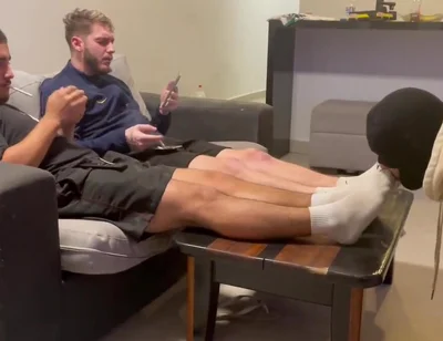 Masters dirty stinky socks licking