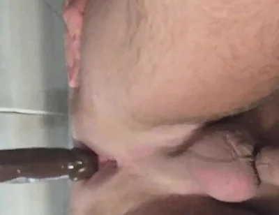 A Black Cock Tastes My Ass in the Shower