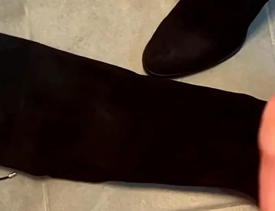 Cum on Step Moms High Heels