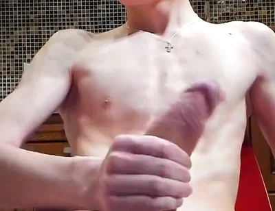 Big Dick Floods Legs with Cum