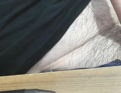 Big Italian Dick Jerk and Big Cum at Office Desk