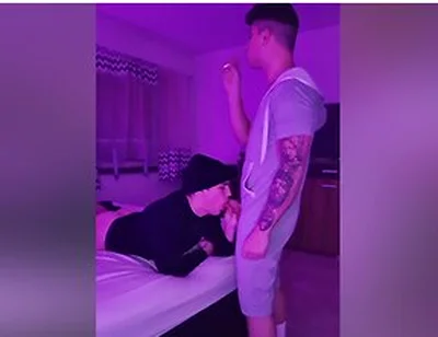 Gay Couple Smoke And Bare Fuck Session
