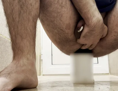 First Time Pierced Cock Anal Masturmation but Plug 6.5