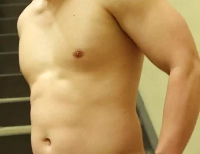 Jerk off by the Stairs at the Gym