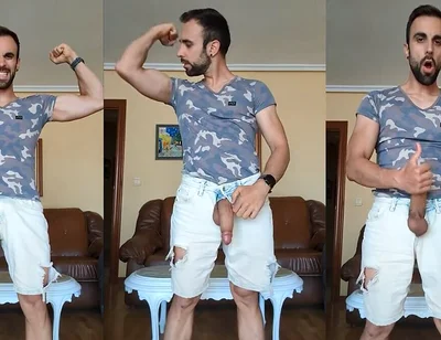 Jerking off and Cumming Over My Pants