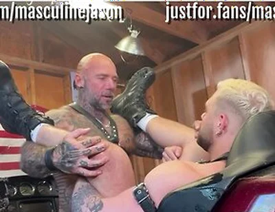 Masculine Jason Fucks Gunnar Gates On His Harley