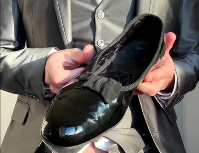 Suited Groom Jerks off in Hotel Room