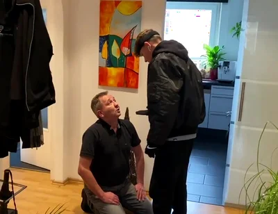 Gangster smoking sneaker master