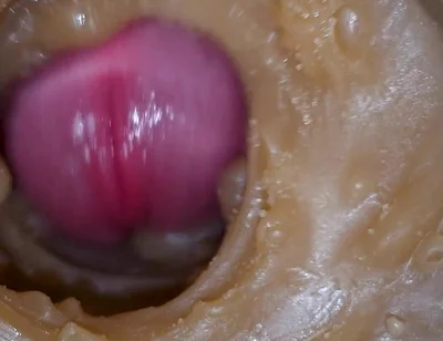 Precum Squirting in My Pussy Toy Camera in Vagina 4K. Extreme Close up!