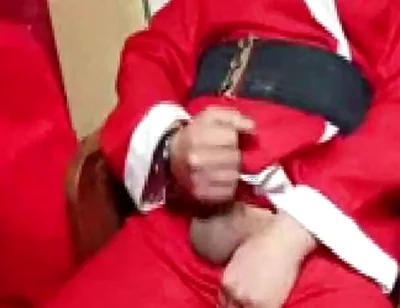 Santa Claus Caresses Himself at Christmas 2025