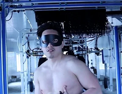 Jerk off and Cum at a Construction Site for a Car Wash