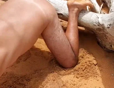 Ladysilva Showing off Her Tanned Butt with a Very Sexy Tan Line on the Beach