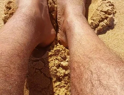 Ladysilva on the Beach in Panties