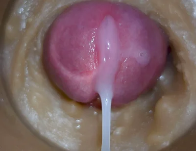 Extreme Close up! Injecting a Large Dose of Sperm Pussy Toy Camera 4K