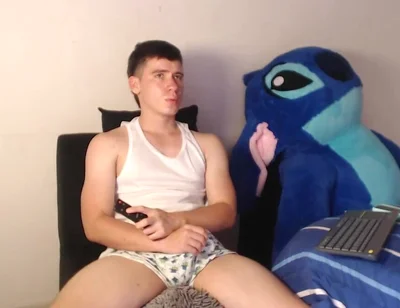 Big Young Latino Masturbates Over Pants