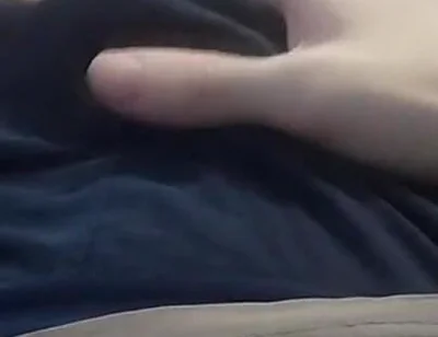 Guy in Panties Massages His