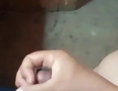 Chubby Daddy Teasing Himself Until Release