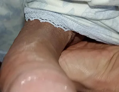 Big Cock and Venoza, Intense Masturbation in Pajamas, Submissive POV