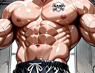 Ai Men with Huge Muscles