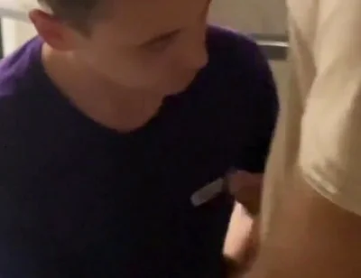 Blowing a Hung Stud in the Stairwell