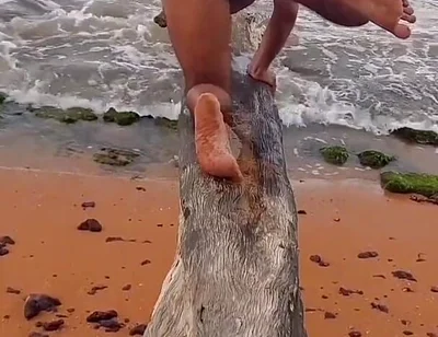 Ladysilva My Big Ass on the Beach