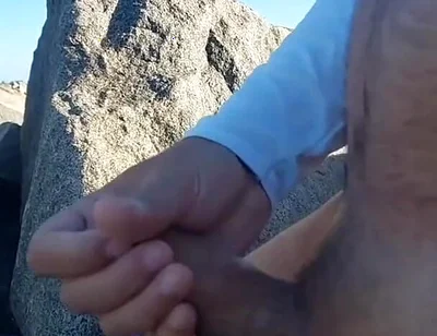 Ladysilva Showing My Dick on the Beach