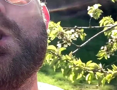 Smoking My Cigar Outdoors in the Summer Heat