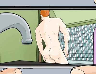 Connor's Video Call Tease with His Bubble Butt