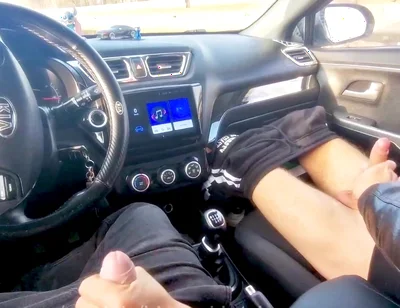 Guys Came on the Highway by Jerking off