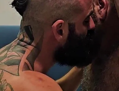 Master's Cock Fucks Juicy Hairy Hole. Bearded Master Fucks Robhairy