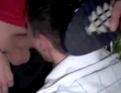 Sex tape with 2 sneakers boy at home