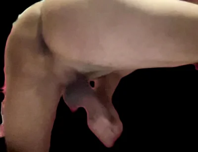 Masturbating with His Back Turned.